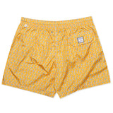 FEDELI Italy Yellow Bird Floral Madeira Airstop Swim Shorts Trunks NEW 2XL