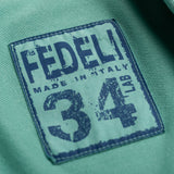 FEDELI 34 LAB "West" Mint Green Cotton Pique Frosted Polo Shirt 48 NEW S