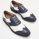 FJ ICON Shield Tip Opti Flex2 Blue-White Classic Golf Footwear Shoes 40.5 US 8