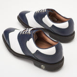 FJ ICON Shield Tip Opti Flex2 Blue-White Classic Golf Footwear Shoes 40.5 US 8