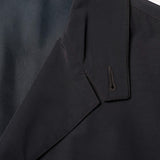 FLANELLA GRIGIA ROMA Black Wool Jacket 46 Size XS LORO PIANA Storm System