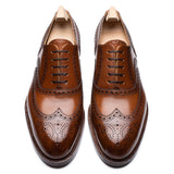 PASSUS SHOES "Jacob" Hand-made Full Brogue Box Calf Shoes 11.5 NEW 44.5