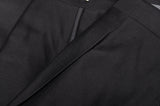 GARY ANDERSON Handmade Black Wool-Silk SP Tuxedo Dress Pants EU 50 NEW US 34