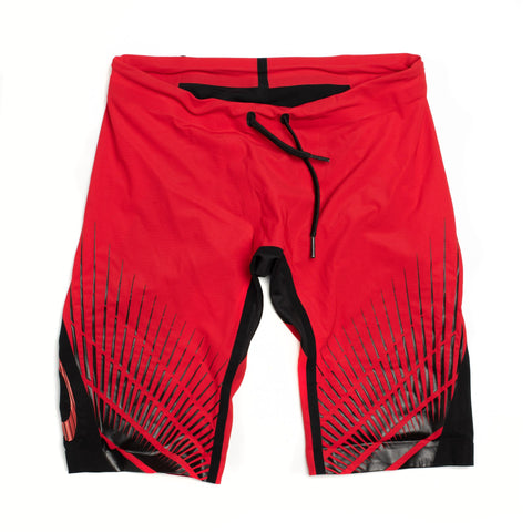 OAKLEY BLADE II Black Red Boardshorts with Detachable Compression Liner Size 30