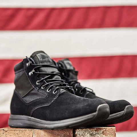 Rare GORUCK MACV-1 OG Black Suede Mid-Top Rucking Boots NEW Discontinued