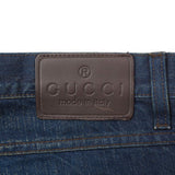 GUCCI Made in Italy Blue Denim Selvedge Skinny Fit Jeans Pants EU 48 NEW US 32