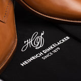 HEINRICH DINKELACKER "3710" Handmade Cognac Derby Dress Shoes NEW US 8