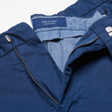 INCOTEX (Slowear) Blue Twill Cotton Stretch Flat Front Pants NEW Slim Fit