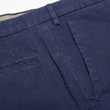 INCOTEX (Slowear) Blue Shepherd Check Cotton Stretch Pants NEW Slim Fit