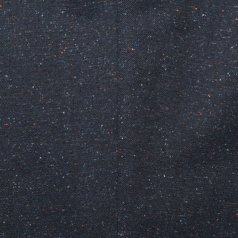 INCOTEX (Slowear) Dark Blue Donegal Wool-Silk-Linen Pants NEW Slim Fit