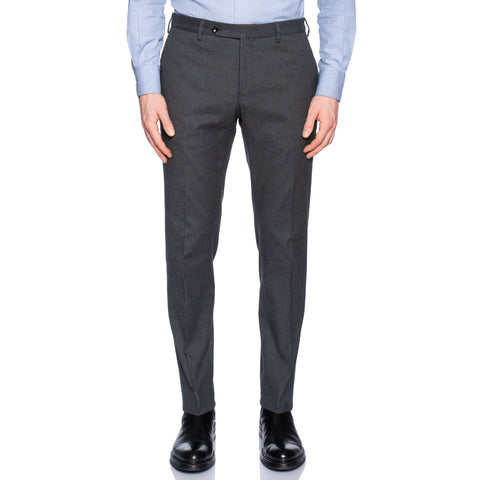 INCOTEX (Slowear) Gray Shepherd Check Cotton Stretch Pants NEW Slim Fit