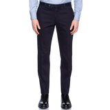 INCOTEX (Slowear) Dark Blue Cotton Garment Dyed Chino Pants NEW Slim Fit