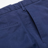 INCOTEX (Slowear) Pattern 82 Blue Cotton Flat Front Chino Pants 52 NEW US 36 Ski