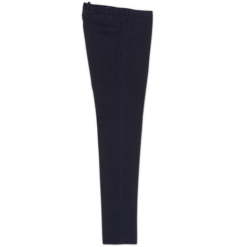 INCOTEX (Slowear) Pattern 82 Blue Cotton High Comfort Pants EU 52 NEW 36 Skin Fi