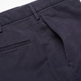 INCOTEX (Slowear) Pattern 82 Navy Blue Twill Cotton Chino Pants 54 NEW 38 Skin