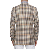 ISAIA Napoli "Base E" Beige Wool-Linen-Silk Sport Coat Jacket EU 50 NEW US 40