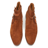 JOHN LOBB "Jodhpur II" Brown Suede Leather Jodhpur Boots 6E NEW US 7 Last 7000