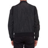 JOHN RICHMOND Collection Black Dual Zip Ribbed Blouson Jacket EU 48 US S