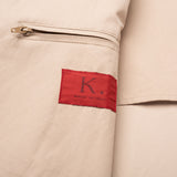 K. Punto Rosso by KITON Napoli Tan Cotton Safari Jacket EU 50 US 40 / M