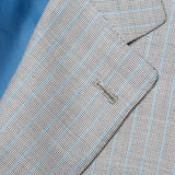 KITON Napoli Gray Striped Cashmere Jacket US 44 45 NEW EU 55 L7 Long
