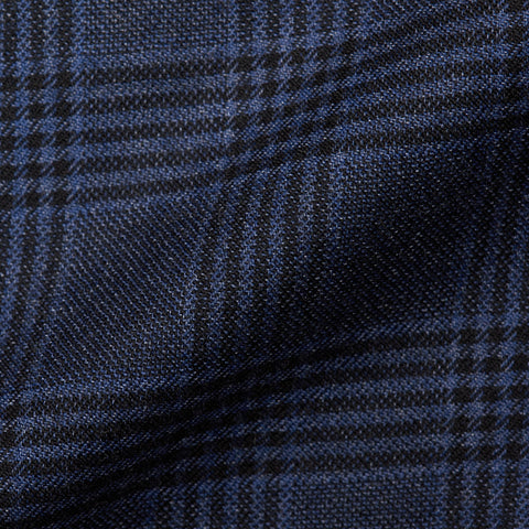 KITON Napoli Handmade Blue Cashmere-Silk Sport Coat Jacket EU 50 US 40