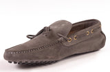 KITON NAPOLI Gray Suede Loafers Driving Car Shoes Moccasins NEW ART 005 - SARTORIALE - 3