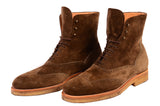 KITON NAPOLI Brown Suede Wingtip Crepe Sole Military Boots Shoes UK 10 NEW US 11 - SARTORIALE - 3