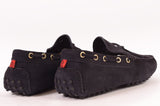 KITON NAPOLI Navy Blue Suede Loafers Driving Car Shoes Moccasins NEW - SARTORIALE - 7