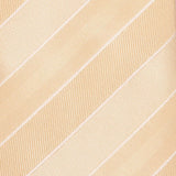 KITON Napoli Hand-Made Seven Fold Cream Repp Striped Silk Tie NEW - SARTORIALE - 4