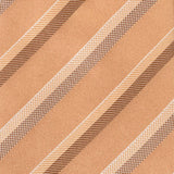 KITON Napoli Hand-Made Seven Fold Gold Repp Striped Silk Tie NEW - SARTORIALE - 4
