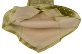 KITON Napoli Hand-Made Seven Fold Green Polka Dot Satin Silk Tie NEW - SARTORIALE - 2