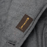 MOORER SIRO-L Gray Wool-Cashmere DB Goose Down Jacket Coat 50 NEW US M