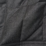 MOORER SIRO-L Gray Wool-Cashmere DB Goose Down Jacket Coat 50 NEW US M