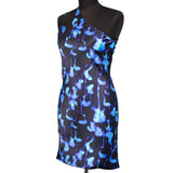 NINA RICCI PARIS Multi-Color Silk One Shoulder Dress Size FR 36 NEW US 4
