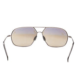PORSCHE DESIGN P 8511 Gray Stainless Steel Mirrored Lenses Aviator Sunglasses