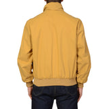 QUARTET PARMA Blue & Yellow Cotton Reversible Jacket EU 48 NEW US 38 Hidden Hood