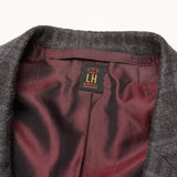 RUBINACCI Handmade Bespoke Gray Glen Plaid Cashmere Blazer Jacket EU 48 US 38
