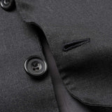 RUBINACCI LH Hand Made Bespoke Charcoal Gray Wool Blazer Sports Coat EU 50 US 40