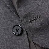 RUBINACCI LH Hand Made Bespoke Gray Wool Blazer Jacket EU 52 NEW US 40 42