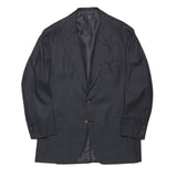 RUBINACCI LH Hand Made Bespoke Gray Wool Cashmere Flannel Jacket 54 NEW 44