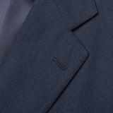 RUBINACCI LH Hand Made Bespoke Navy Blue Wool Blazer Jacket EU 52 US 42