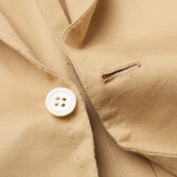 RUBINACCI LH Hand Made Bespoke Tan Cotton Blazer Jacket EU 52 NEW US 42