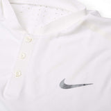 Rare RF NIKE Roger Federer Wimbledon 2017 White Tennis Henley Polo Shirt M