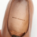 SAINT CRISPIN'S MOD 114 Tan Leather Seamless Wholecut Dress Shoes 6.5E US 7 Tree