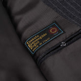 SANSEVERO Dark Gray Striped Ermenegildo Zegna Wool-Cashmere Suit 54 NEW 44