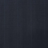 SARTORIA CASTANGIA Blue Striped Wool Double Breasted Suit EU 52 NEW US 42