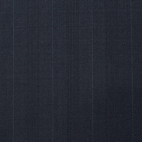 SARTORIA CASTANGIA Blue Striped Wool Double Breasted Suit EU 52 NEW US 42