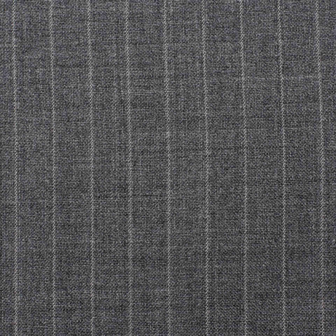 SARTORIA CASTANGIA Gray Striped Wool Suit EU 54 NEW US 44 Short