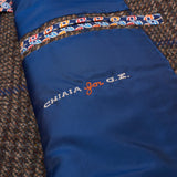 SARTORIA CHIAIA Bespoke Handmade Brown Plaid Wool-Cashmere Jacket 54 NEW 44