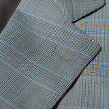 SARTORIA CASTANGIA Blue Plaid Wool Sport Coat Jacket EU 52 NEW US 42